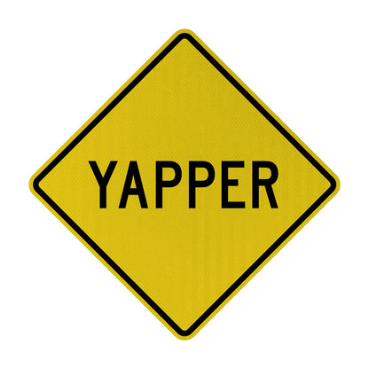 Yapper Streetsign