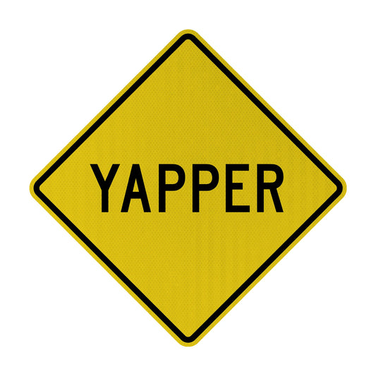 Yapper Streetsign